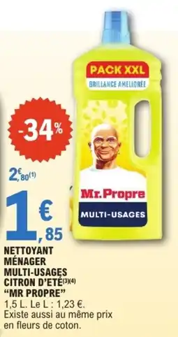 E.Leclerc Mr. Propre NETTOYANT MÉNAGER MULTI-USAGES offre