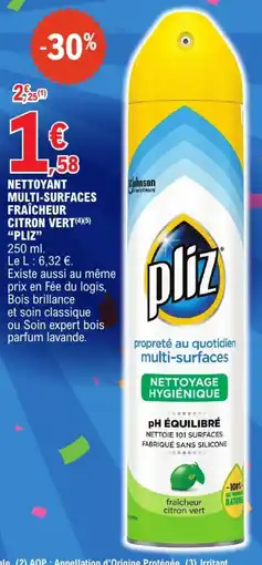 E.Leclerc pliz NETTOYANT MULTI-SURFACES offre