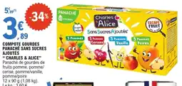 E.Leclerc Charles & Alice COMPOTÉ GOURDES offre