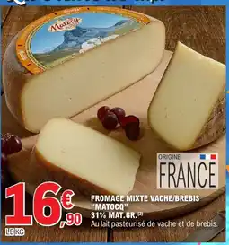E.Leclerc Matocq Fromage mixte vache/brebis offre