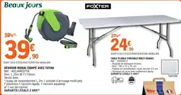 E.Leclerc FOXTER TABLE PLIABLE PORTABLE MULTI USAGES offre