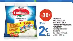E.Leclerc Galbani Mozzarella Tris offre