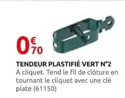Rural Master TENDEUR PLASTIFIÉ VERT N°2 offre