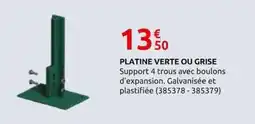 Rural Master PLATINE VERTE OU GRISE offre