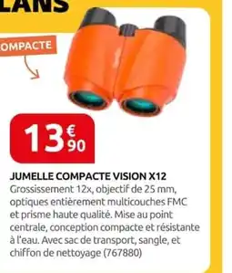 Rural Master JUMELLE COMPACTE VISION X12 offre