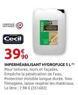 Rural Master Cecil IMPERMÉABILISANT HYDROFUGE offre