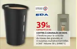 Rural Master Eda coffre à granulés de bois offre