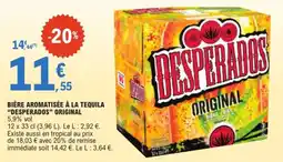 E.Leclerc DESPerados Bière aromatisée à la tequila offre