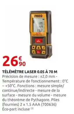 Rural Master incco TÉLÉMÈTRE LASER offre