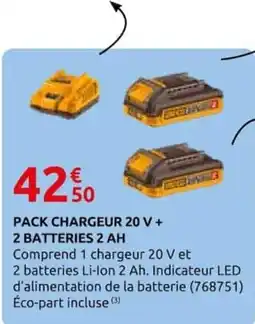 Rural Master PACK CHARGEUR 20 V offre