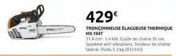 Rural Master STIHL TRONÇONNEUSE ÉLAGUEUSE THERMIQUE offre