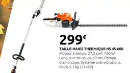 Rural Master TAILLE-HAIES THERMIQUE HS 45-600 offre