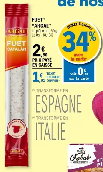 ARGAL FUET CATALÁN