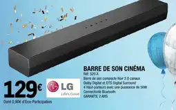 E.Leclerc Lg barre de son cinéma offre