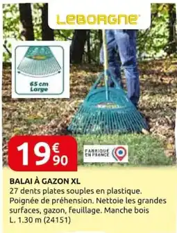 Rural Master LEBORGNE BALAI À GAZON XL offre