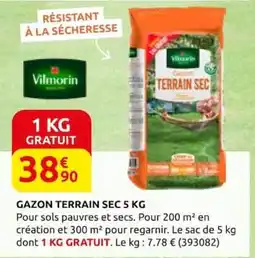 Rural Master Vilmorin Gazon Terrain Sec offre