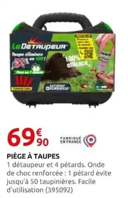 Rural Master Le Détapeur Piège à taupes offre