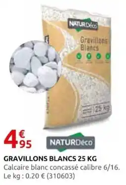 Rural Master NATURDéco Gravillons Blancs offre