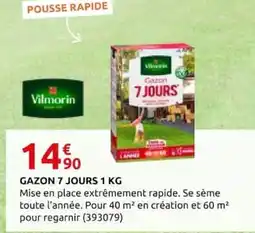 Rural Master Vilmorin Gazon 7 JOURS offre