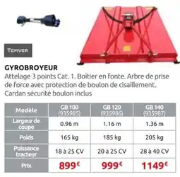 Rural Master Temver gyrobroyeur offre