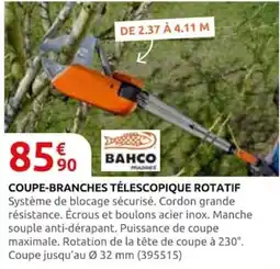 Rural Master BAHCO COUPE-BRANCHES TÉLESCOPIQUE ROTATIF offre