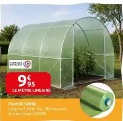 Rural Master FILM DE SERRE offre
