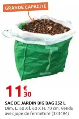 Rural Master SAC DE JARDIN BIG BAG offre