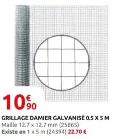 Rural Master GRILLAGE DAMIER GALVANISÉ offre