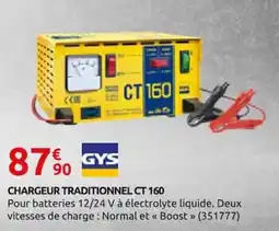 Rural Master GYS CHARGEUR TRADITIONNEL CT 160 offre
