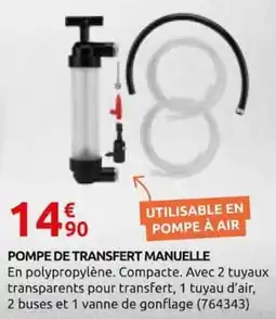 Rural Master POMPE DE TRANSFERT MANUELLE offre