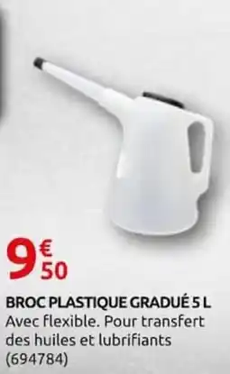 Rural Master BROC PLASTIQUE GRADUÉ 5 L offre