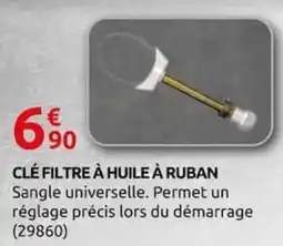 Rural Master CLÉ FILTRE À HUILE À RUBAN offre