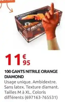 Rural Master PROTEC GANTS NITRILE ORANGE offre