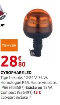 Rural Master TEMVER GYROPHARE LED offre