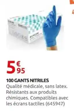 Rural Master 100 gants nitriles offre