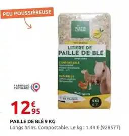 Rural Master BIOFIBRE Litière de paille de blé offre