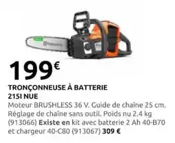 Rural Master Bosch TRONÇONNEUSE À BATTERIE offre