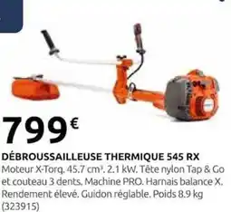 Rural Master DÉBROUSSAILLEUSE THERMIQUE 545 RX offre