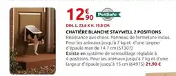 Rural Master PotSafe CHATIÈRE BLANCHE STAYWELL 2 POSITIONS offre