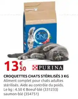 Rural Master PURINA Croquettes chats stérilisés offre