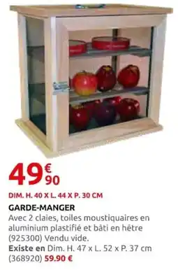 Rural Master GARDE-MANGER offre