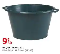Rural Master BAQUET ROND 50 L offre