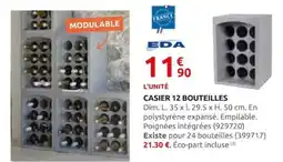 Rural Master EDA CASIER 12 BOUTEILLES offre