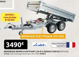 Rural Master Lider Remorque benne flexi'pump offre