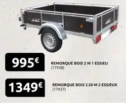 Rural Master Lider Remorque Bois offre