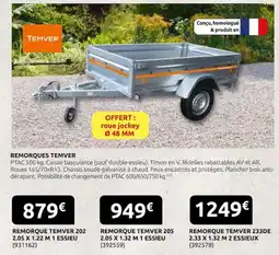 Rural Master TEMVER Remorque 202 offre
