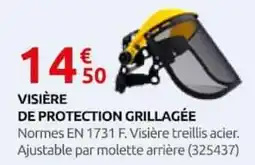 Rural Master VISIÈRE DE PROTECTION GRILLAGÉE offre