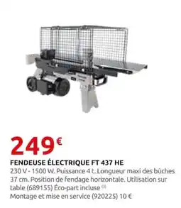 Rural Master FENDEUSE ÉLECTRIQUE FT 437 HE offre