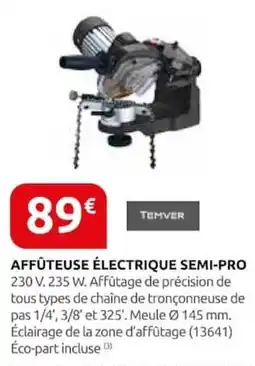 Rural Master TEMVER AFFÛTEUSE ÉLECTRIQUE SEMI-PRO offre