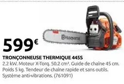 Rural Master Husqvarna tronçonneuse thermique 445s offre
